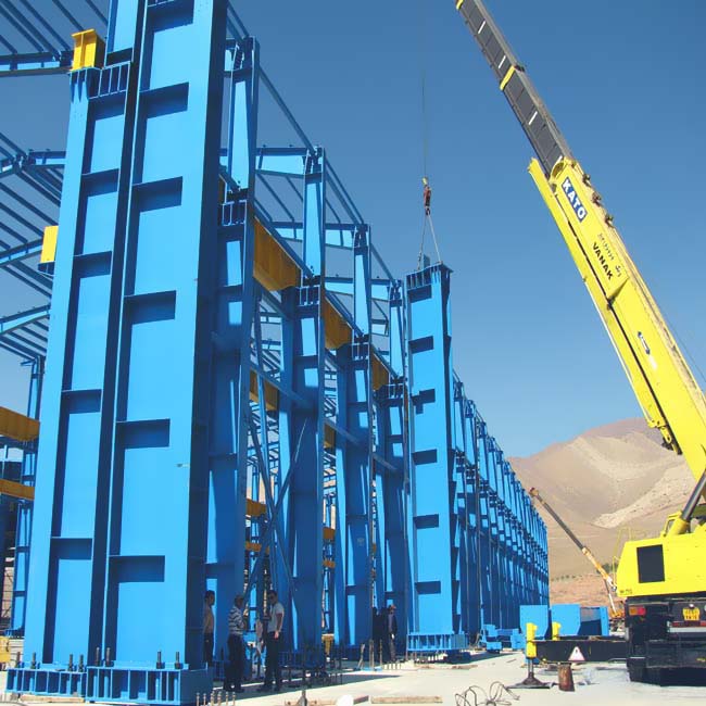 پروژه اسکلت فلزی